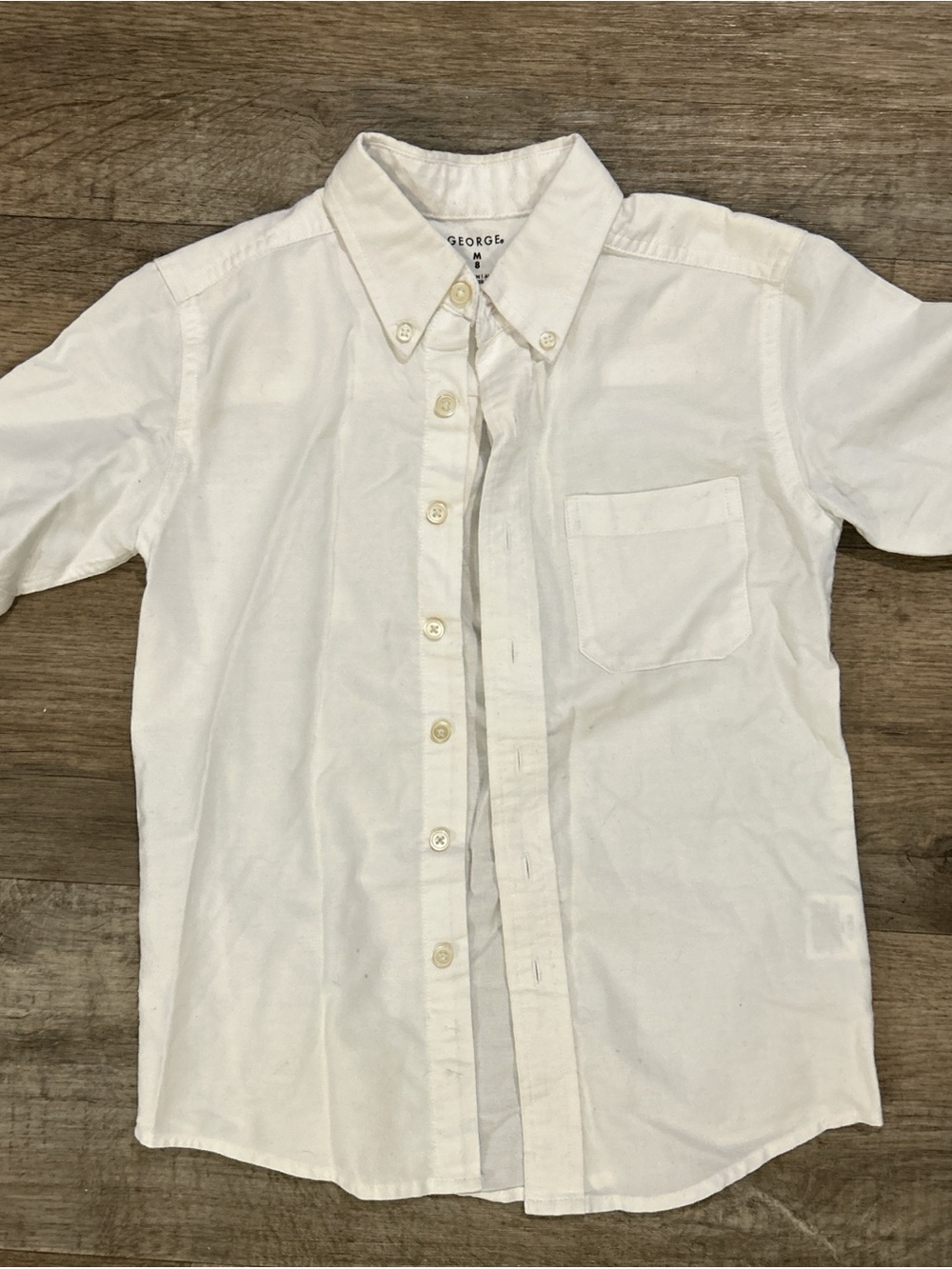George kids White Button-Down Shirt